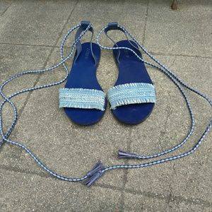 J. Crew Shoes - J crew wrap sandals J. Crew Shoes - J crew wrap sandals